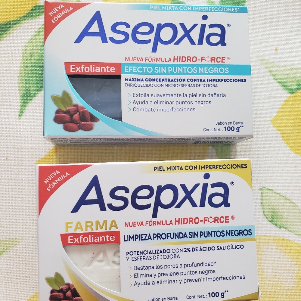 Asepxia Facial Exfoliate Soap Bundle 2pc